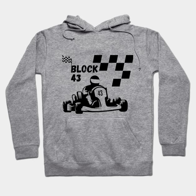 Racing Block 43 Hoodie by GoodyL